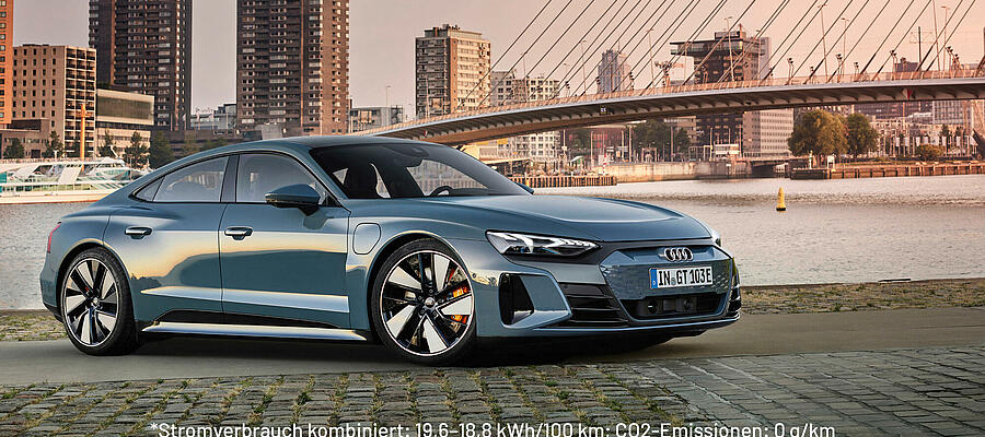 Der Audi e-tron GT quattro* Der Audi e-tron GT quattro*