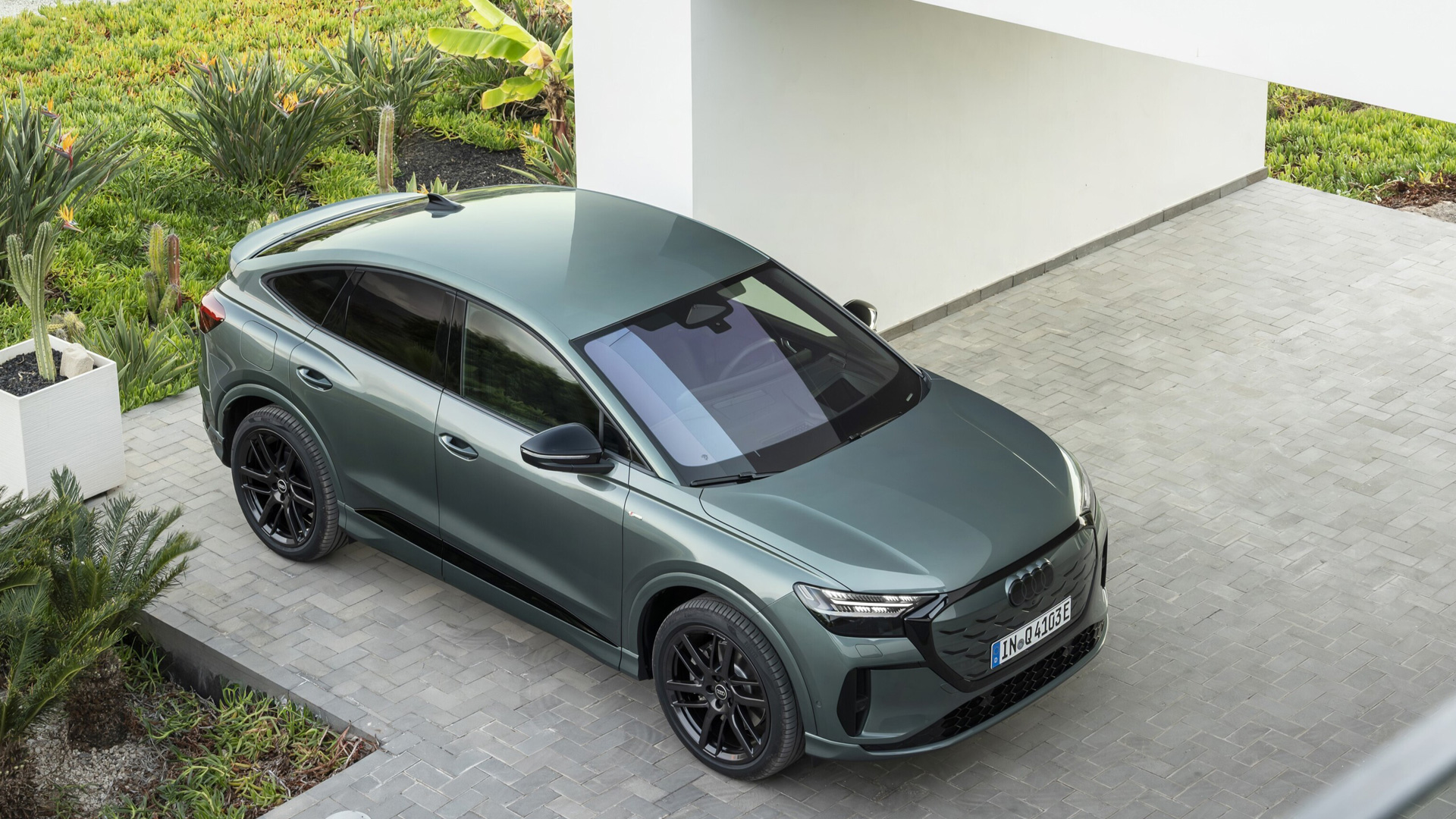 Audi Q4 e-tron Vogelperspektive